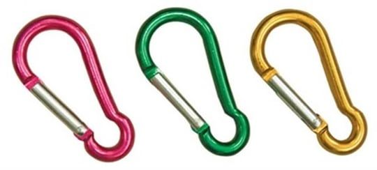 YAYLI KARABİNA D MODELİ 06X60 MM PEMBE