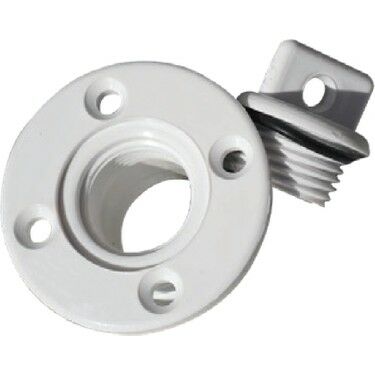 PLASTİK MİÇOZ BEYAZ YUVARLAK 1/2''