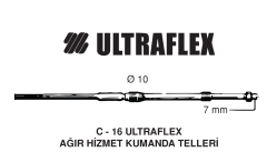 ULTRAFLEX AĞIR HİZMET KUMANDA TELİ 12 MT 40 FEET