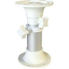 MASA AYAĞI ÜÇ KADEMELİ BEYAZ  32-72 CM