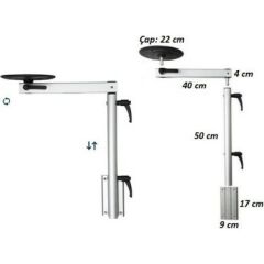 AKROBAT ALÜMİNYUM MASA AYAĞI