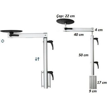 AKROBAT ALÜMİNYUM MASA AYAĞI + PLASTİK MASA