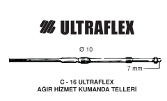 ULTRAFLEX AĞIR HİZMET KUMANDA TELİ 22 MT 72 FEET