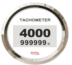 DİJİTAL DEVİR GÖSTERGESİ 4000 RPM 12-24V BEYAZ