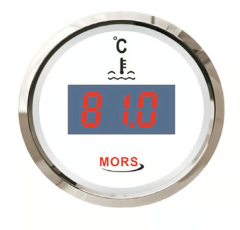 DİJİTAL HARARET GÖSTERGESİ 12-24V BEYAZ