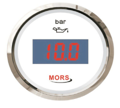 DİJİTAL YAĞ GÖSTERGESİ 10 BAR 12-24V BEYAZ