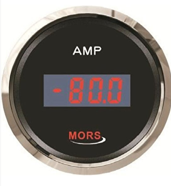 DİJİTAL AMPERMETRE 12-24V SİYAH ( ŞÖNT DAHİLDİR )