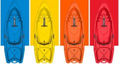 SEAFLO TEK KİŞİLİK YETİŞKİN KANO KIRMIZI