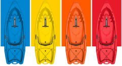 SEAFLO ÇİFT KİŞİLİK YETİŞKİN KANO KIRMIZI