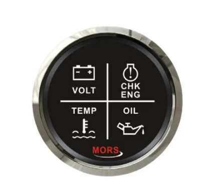 ALARM SETİ GÖSTERGESİ 4'LÜ 12-24V SİYAH