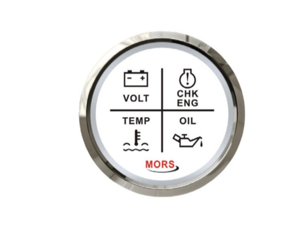 ALARM SETİ GÖSTERGESİ 4'LÜ 12-24V BEYAZ