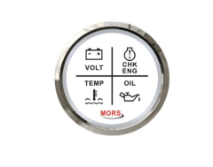 ALARM SETİ GÖSTERGESİ 4'LÜ 12-24V BEYAZ