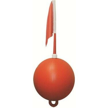 BAYRAKLI YUVARLAK ŞAMANDIRA Ø:45 BOY:120 CM