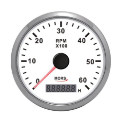 DEVİR GÖSTERGESİ 4000 RPM BEYAZ