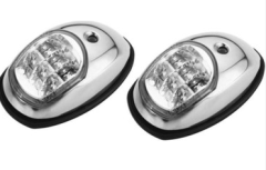 SEYİR FENERİ 12 V KROM 316 İSKELE+SANCAK TAKIM LED