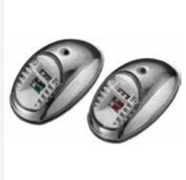 BURUN SEYİR FENERİ 12 V GÖMME KROM TAKIM LED