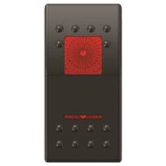 SWITCH KIRMIZI ON (YAYLI)-OFF 12/24 V