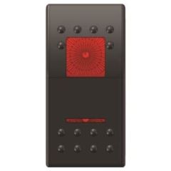 SWITCH KIRMIZI ON(YAYLI)-OFF-ON(YAYLI) 12/24 V