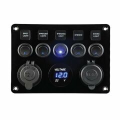 BFY 5'Lİ   SWITCH PANEL IŞIKLI ŞARJ-VOLT-USB