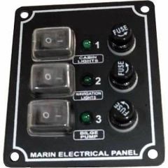 MORS 3'LÜ SWITCH PANEL DİKEY