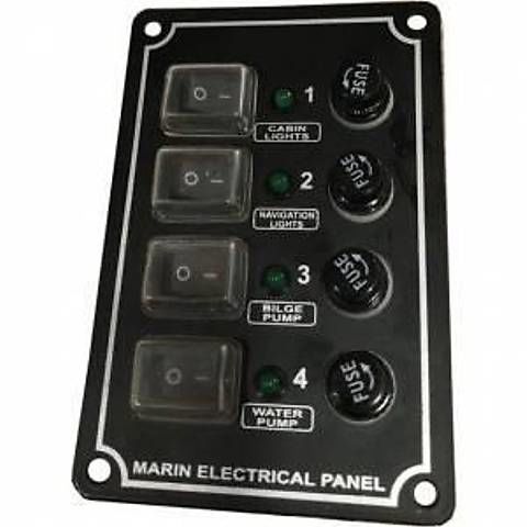 MORS 4'LÜ SWITCH PANEL DİKEY