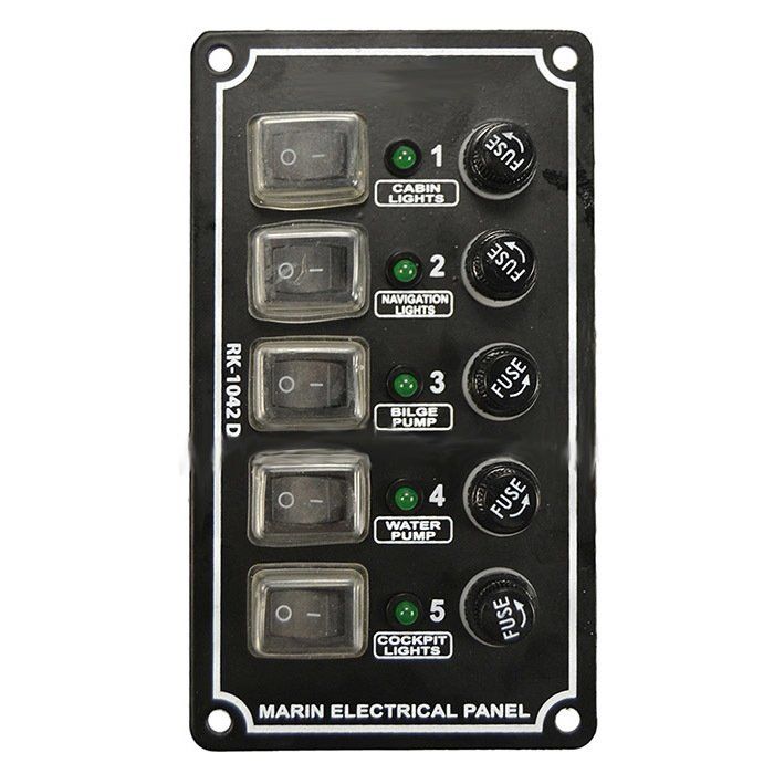MORS 5'Lİ  SWITCH PANEL YATAY