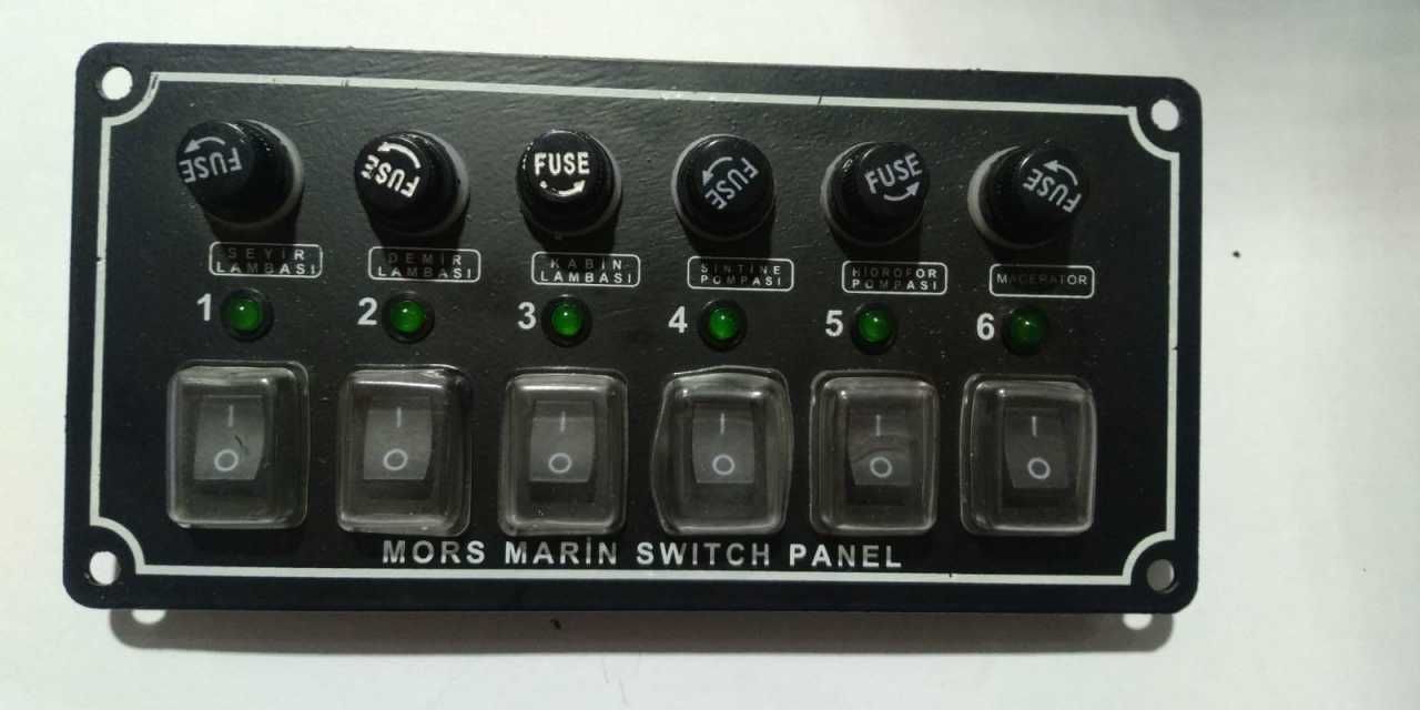 MORS 6'LI  SWITCH PANEL YATAY