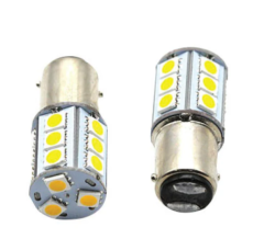 18 LED'Lİ AMPÜL ÇAPRAZ TIRNAK BEYAZ 12 V