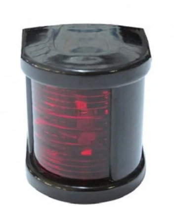 KÜÇÜK SEYİR FENERİ SİYAH İSKELE   12 V LED