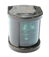 KÜÇÜK SEYİR FENERİ SİYAH SANCAK 12 V LED